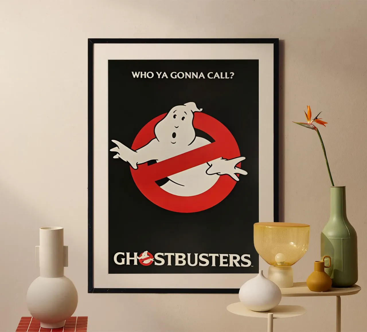 GHOSTBUSTERS poster da Low poly art