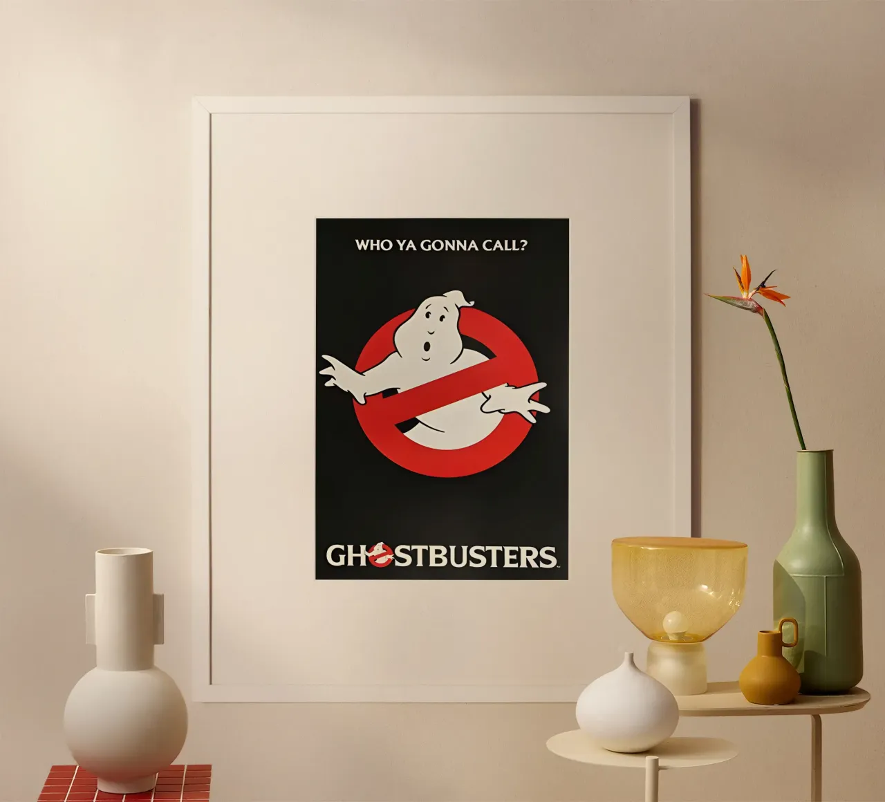 GHOSTBUSTERS poster da Low poly art