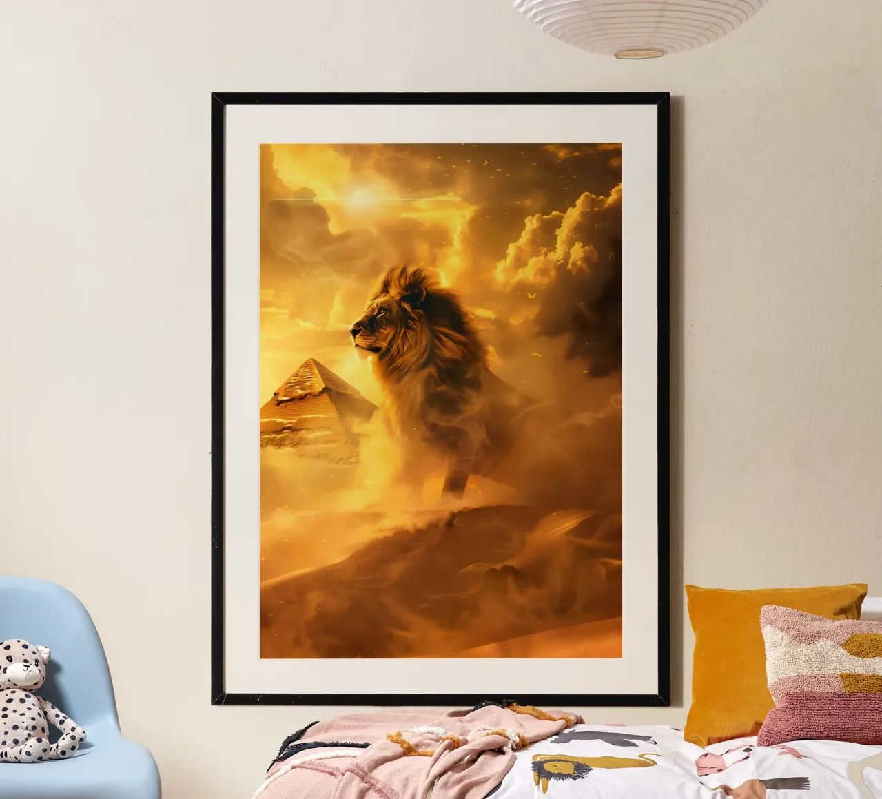 Leone Egitto deserto poster da WILD ART