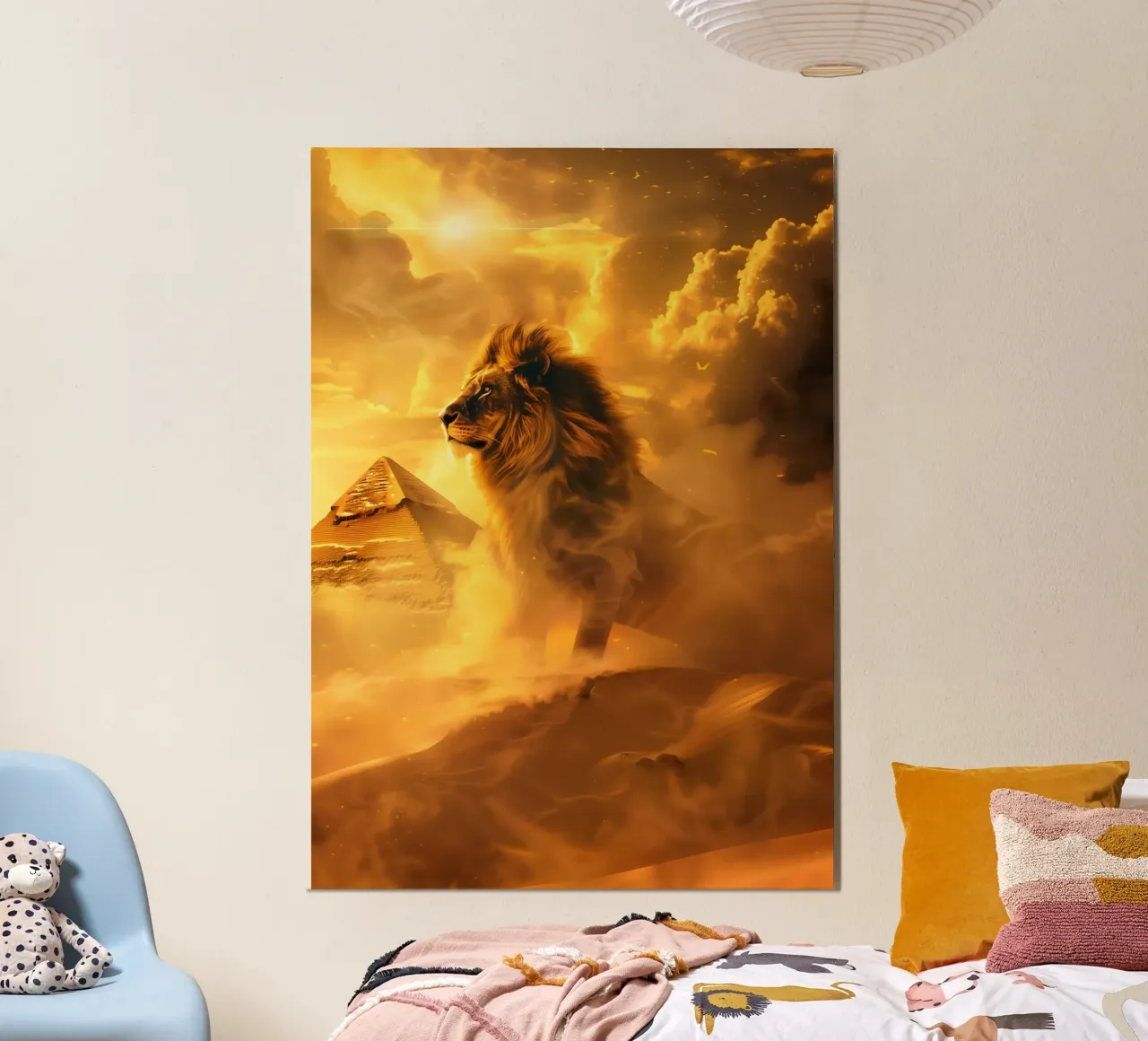 Leone Egitto deserto poster da WILD ART