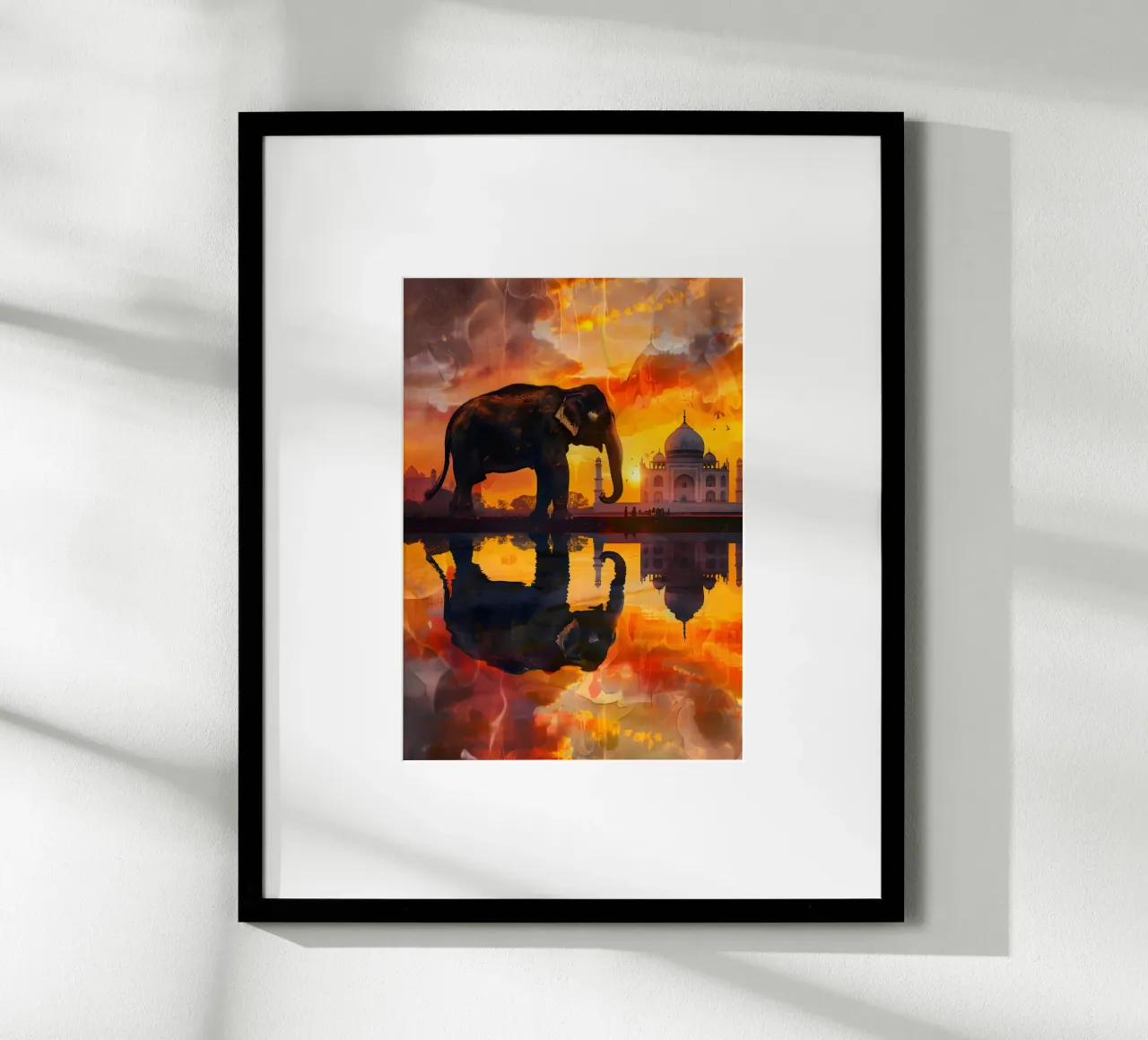 Elefante Taj Mahal arte mistica e fantastica poster da WILD ART