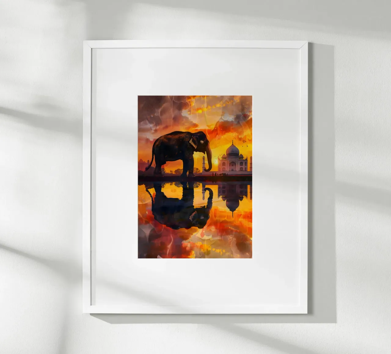 Elefante Taj Mahal arte mistica e fantastica poster da WILD ART