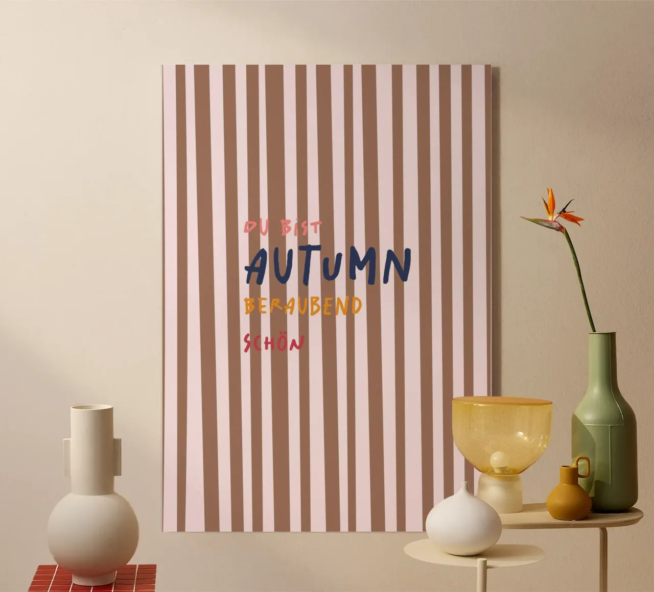 Du bist autumn beraubend schön ) | autumn vibes plexiglass da FRICKE DESIGN