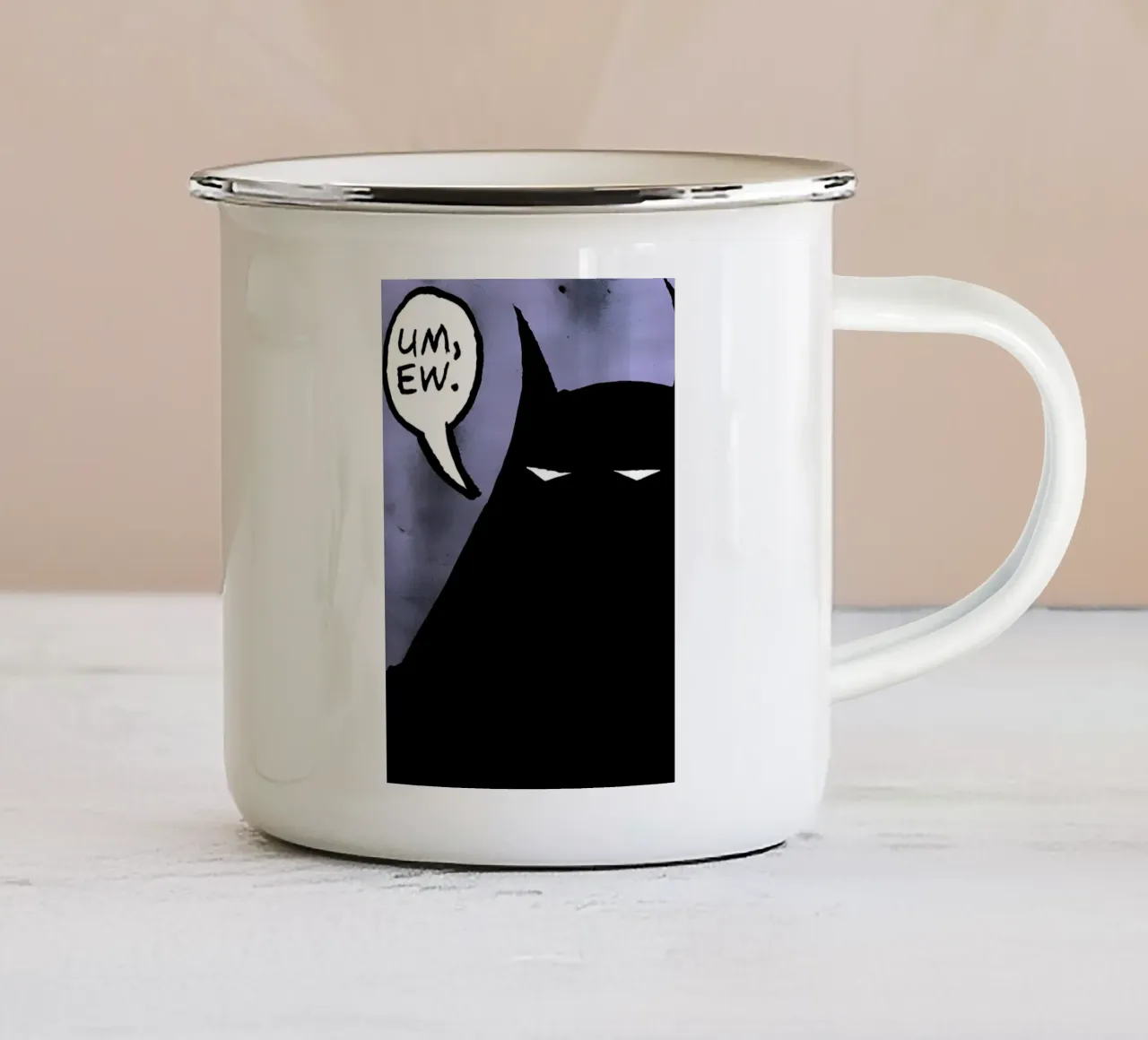 UM, EW tazza in smalto da Low poly art