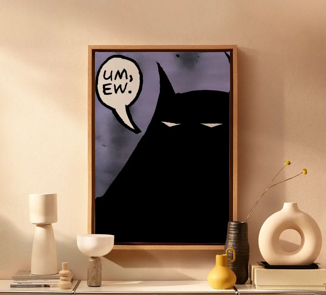 UM, EW canvas with Floater frame by Low poly art