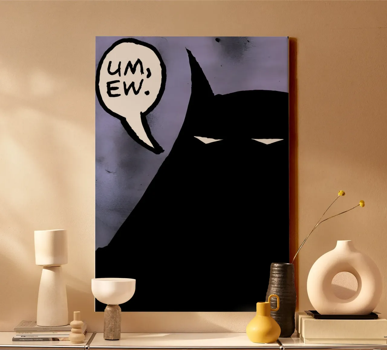 UM, EW canvas with Floater frame by Low poly art