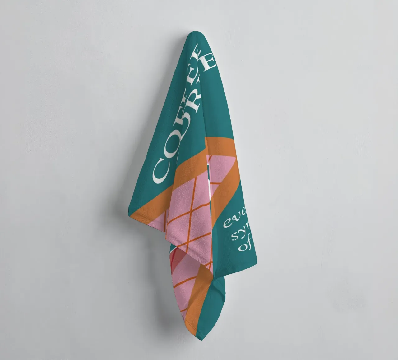 Coffee Corner - Latte Art and Tiles asciugamano da bagno da studio scusi