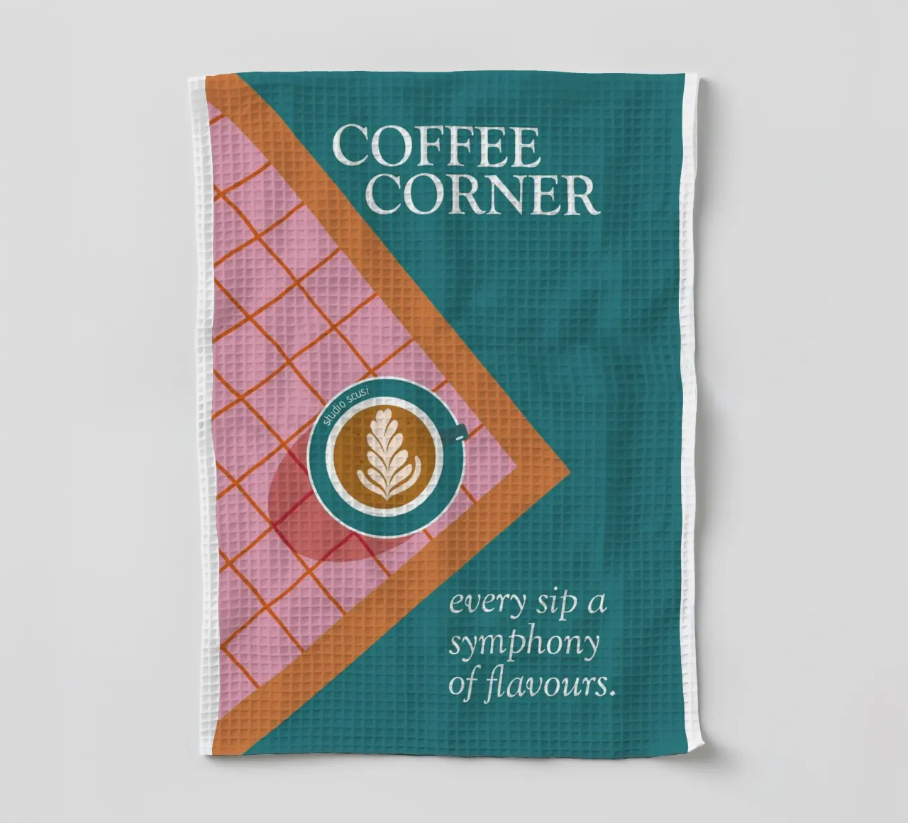 Coffee Corner - Latte Art and Tiles canovaccio da cucina da studio scusi