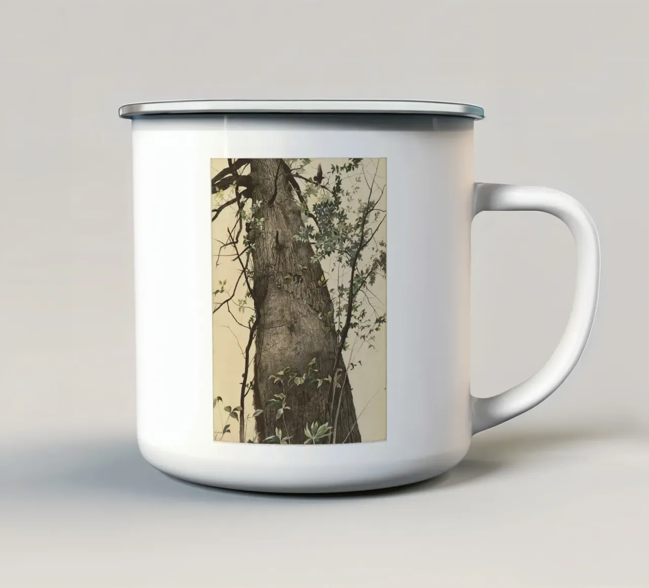 watercolor tazza in smalto da vintageshop
