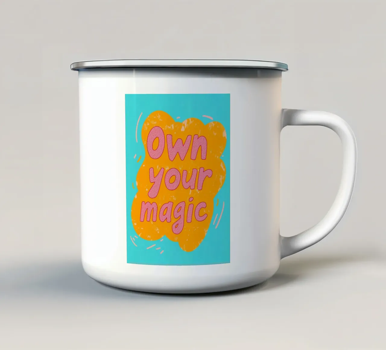 Vis ta magie mug en émail de Carinaprint
