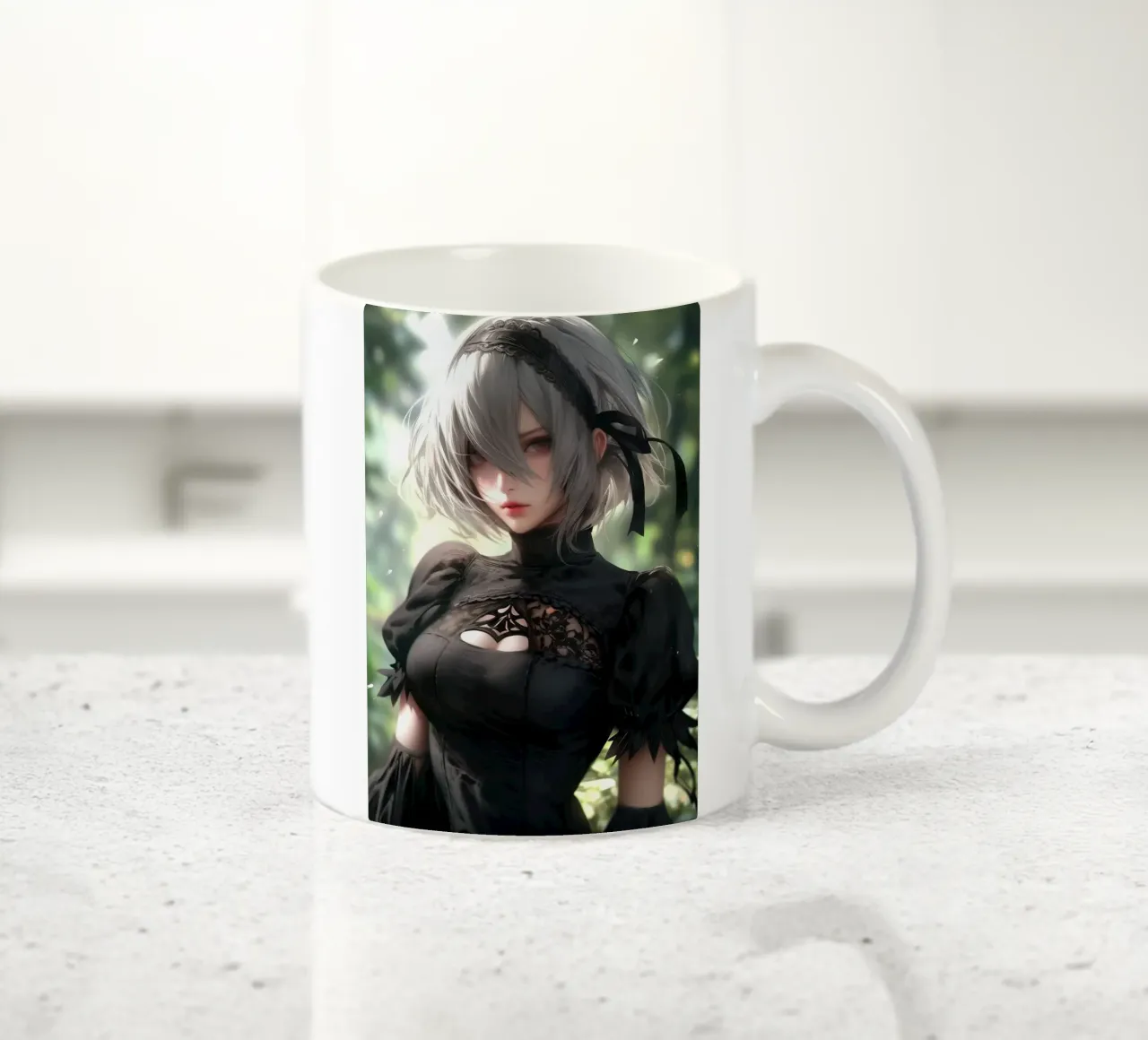 2B Nier Automata tazza in ceramica da Stellar Creative