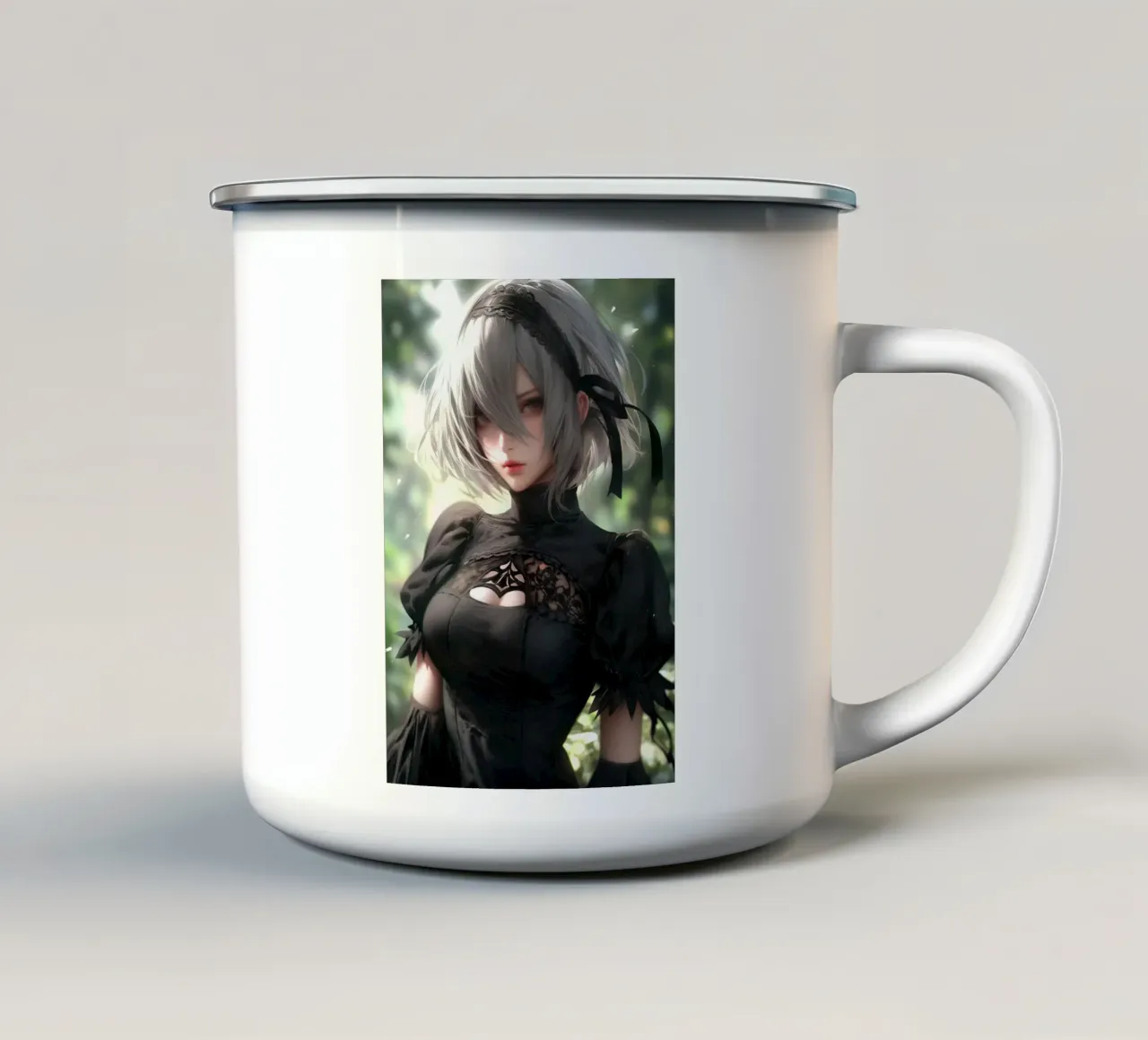 2B Nier Automata tazza in smalto da Stellar Creative