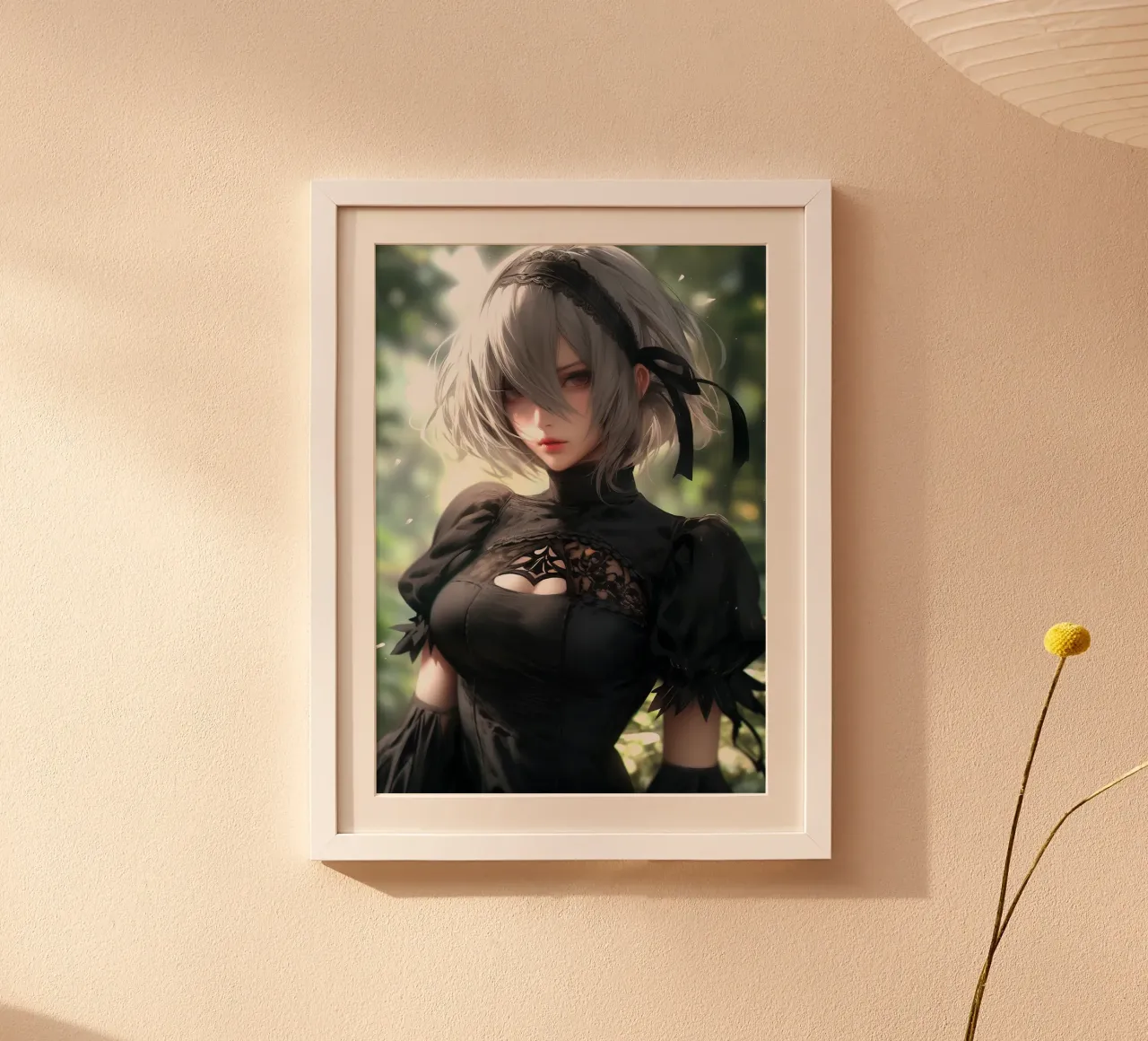 2B Nier Automata poster da Stellar Creative