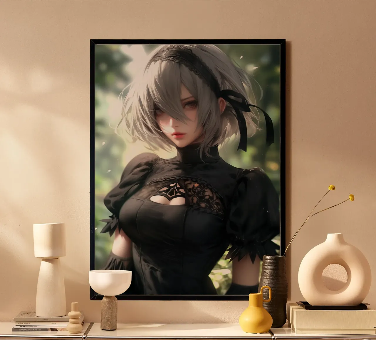 2B Nier Automata poster da Stellar Creative