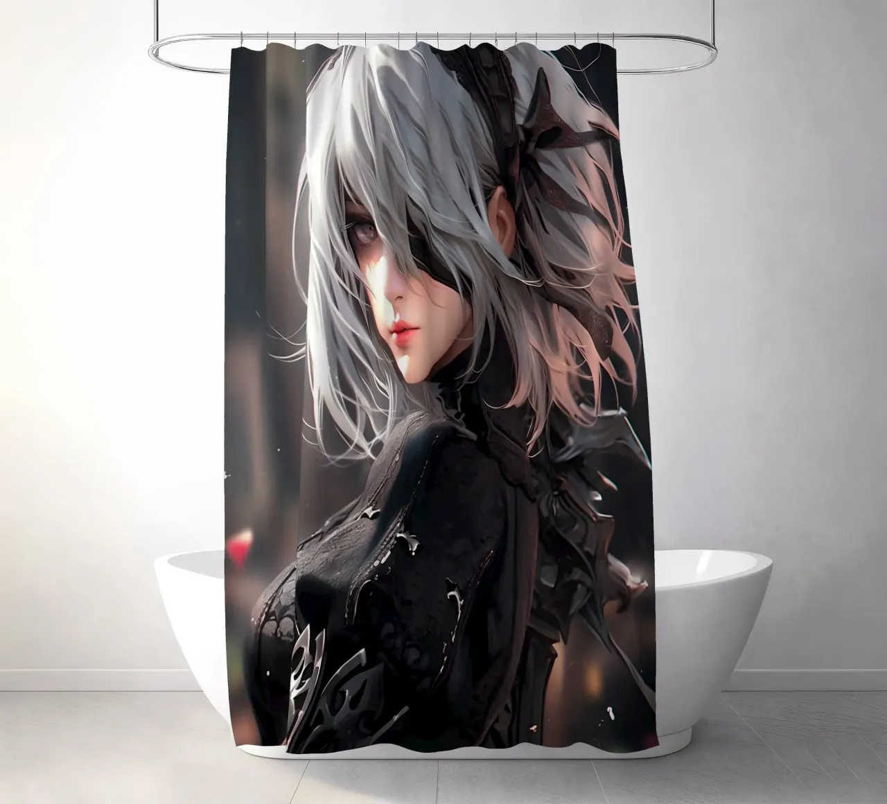 2B Nier Automata tenda da doccia da Stellar Creative