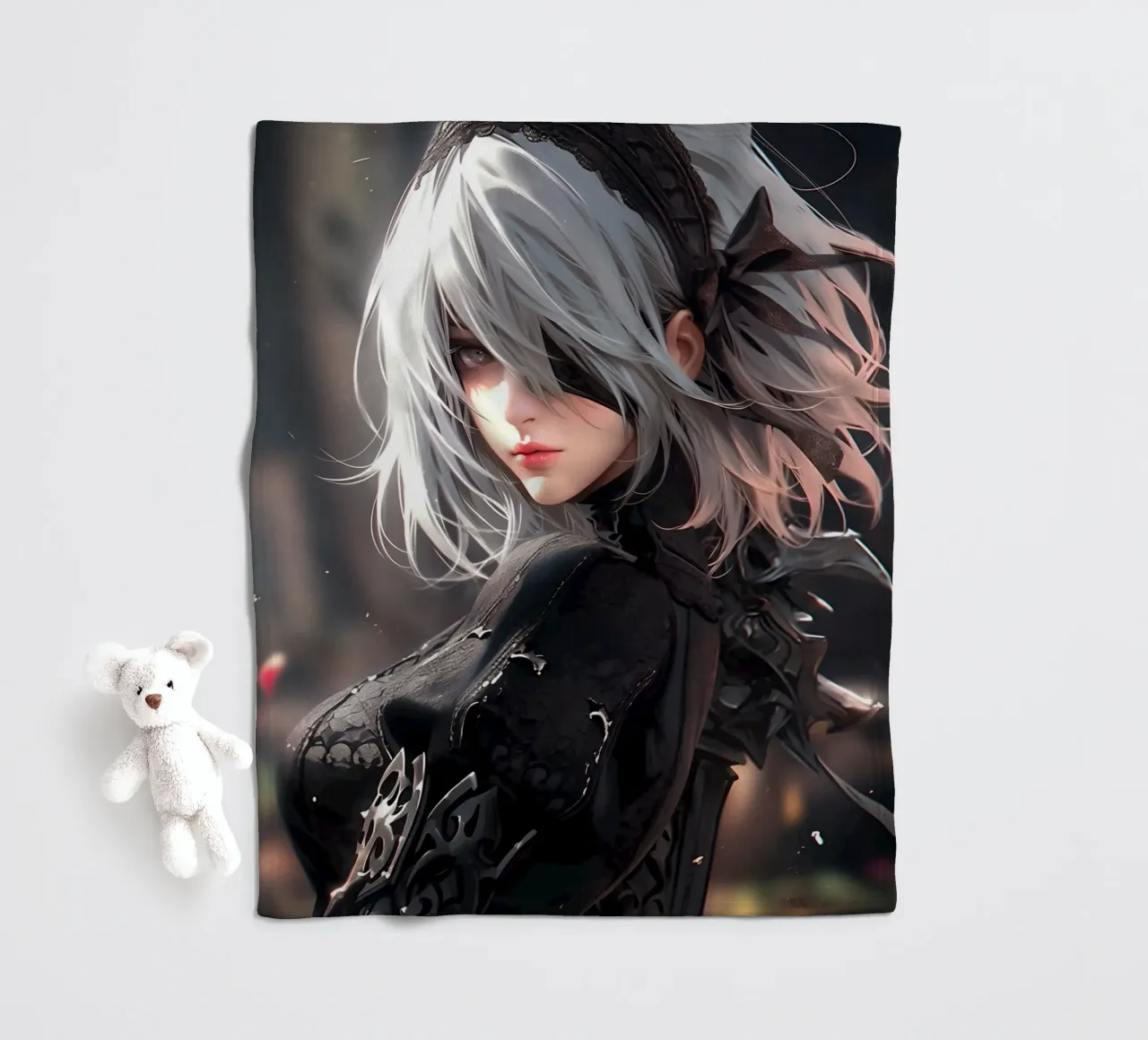 2B Nier Automata coperta in pile da Stellar Creative