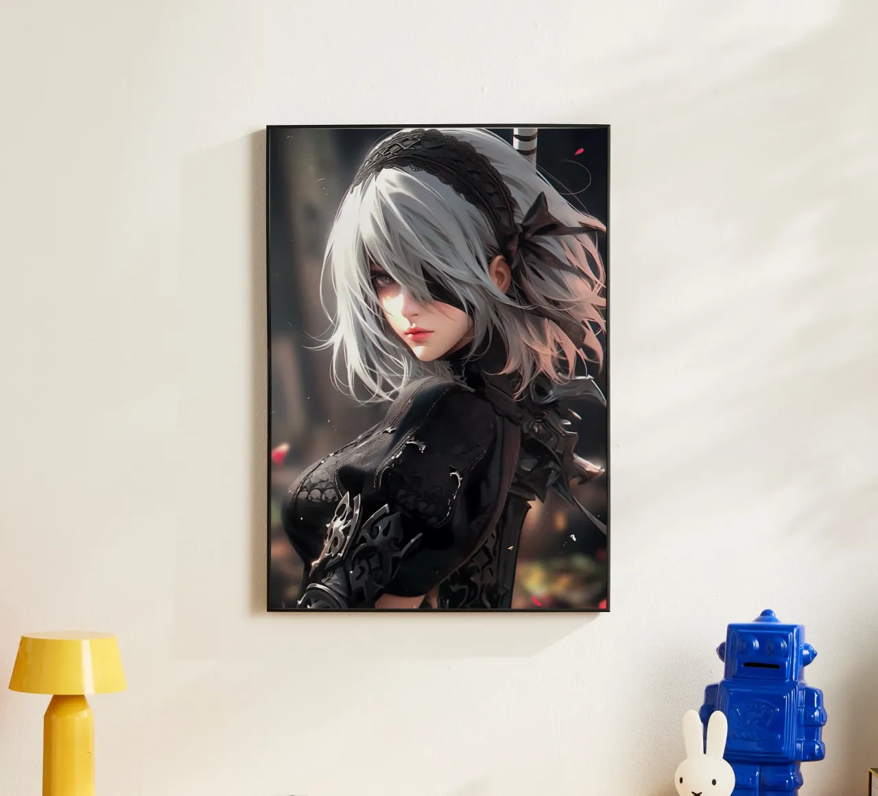 2B Nier Automata alluminio dibond da Stellar Creative