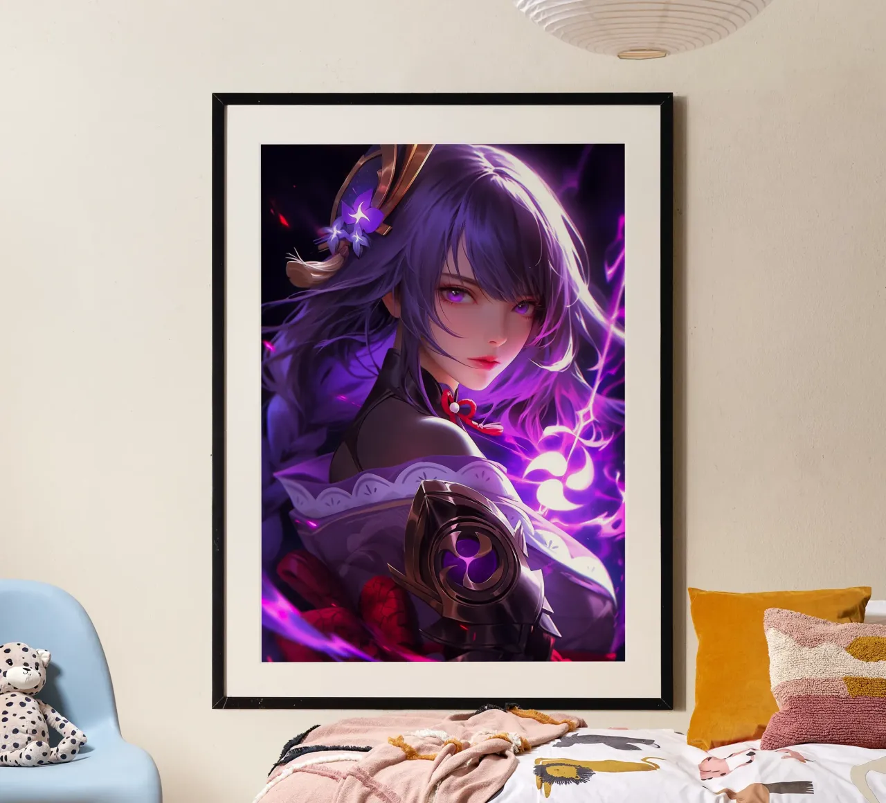 Impatto di Raiden Shogun Genshin poster da Stellar Creative