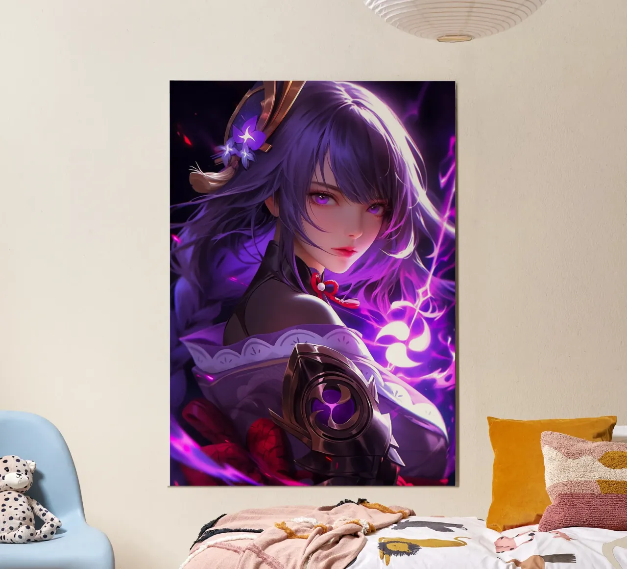 Impatto di Raiden Shogun Genshin poster da Stellar Creative