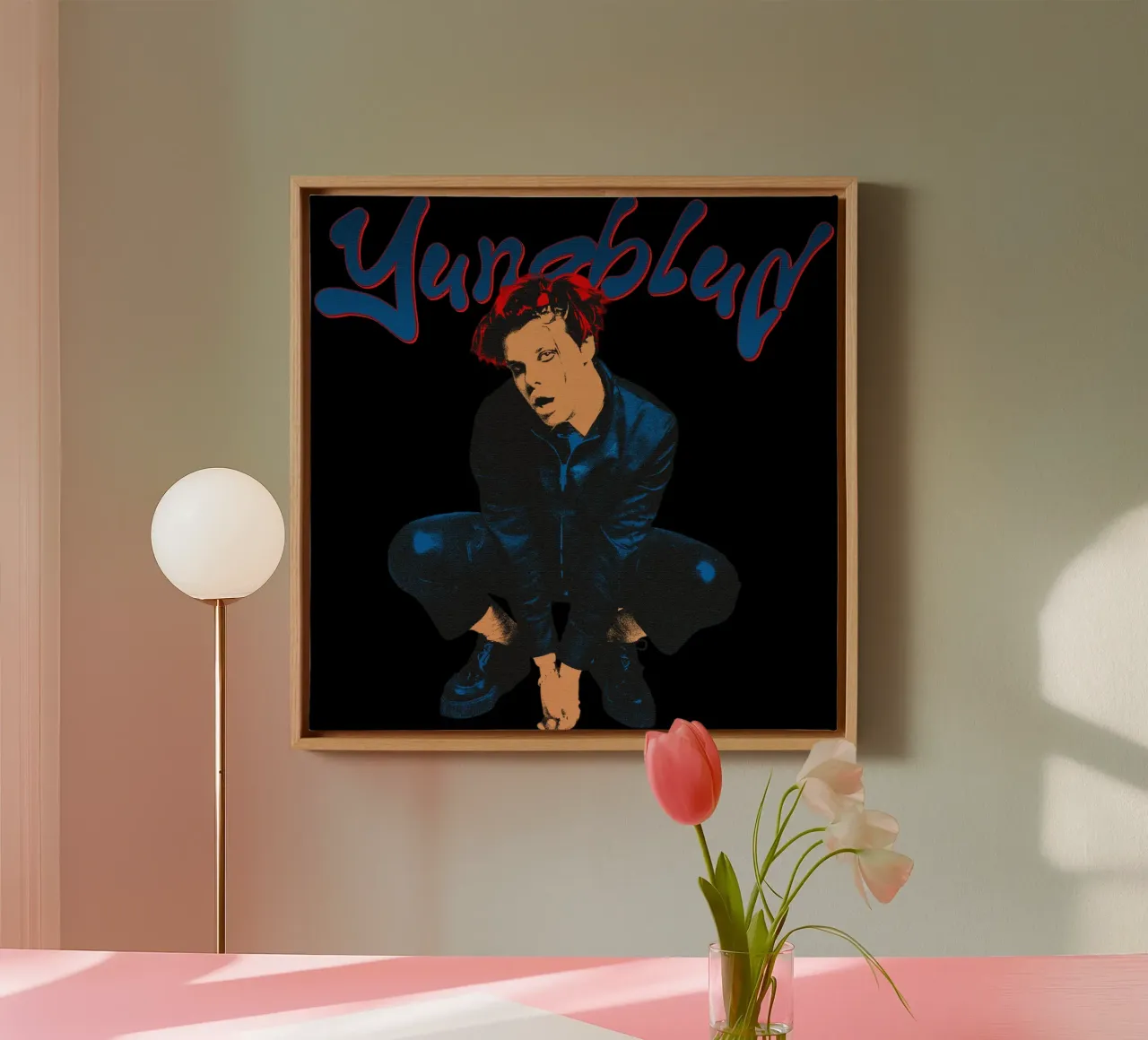 Rare stijl klassiek Yungblud canvas met Baklijst van phccpage