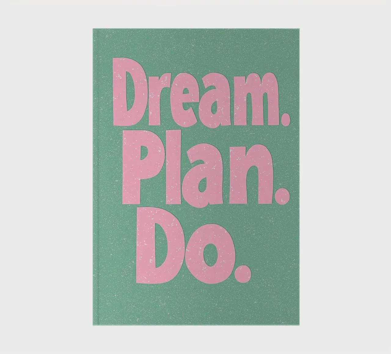 dream-plan-make, pinki carnet de notes de Carinaprint