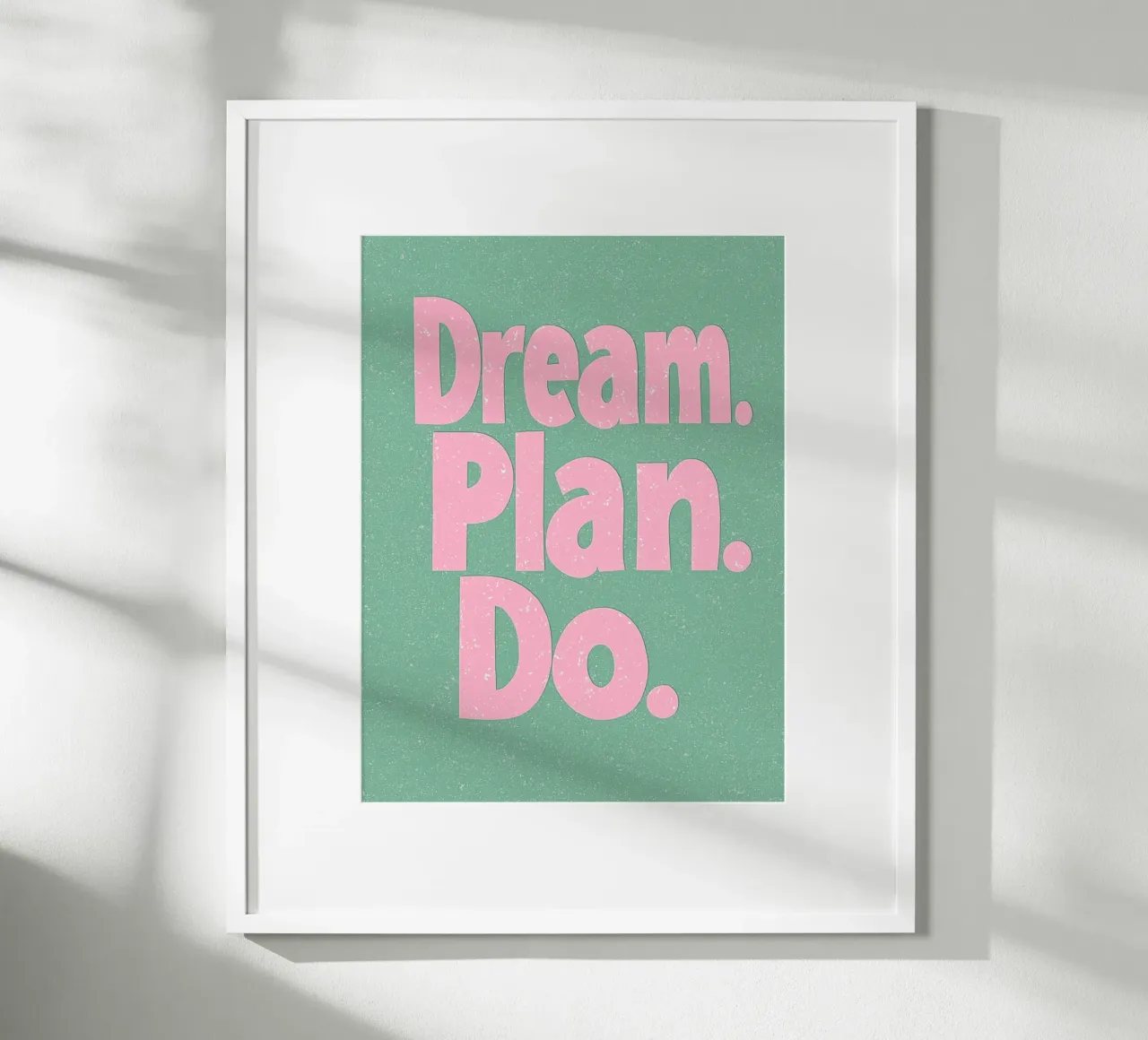 Träume-Plane-machen, pinki Poster von Carinaprint