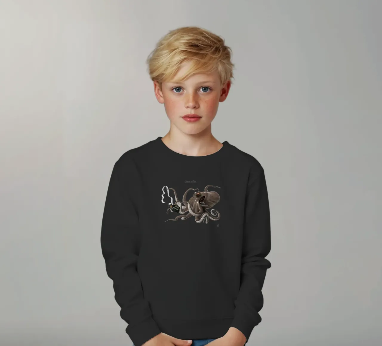 Count to ten (Titled) felpa bambino da Rob Art | Illustration