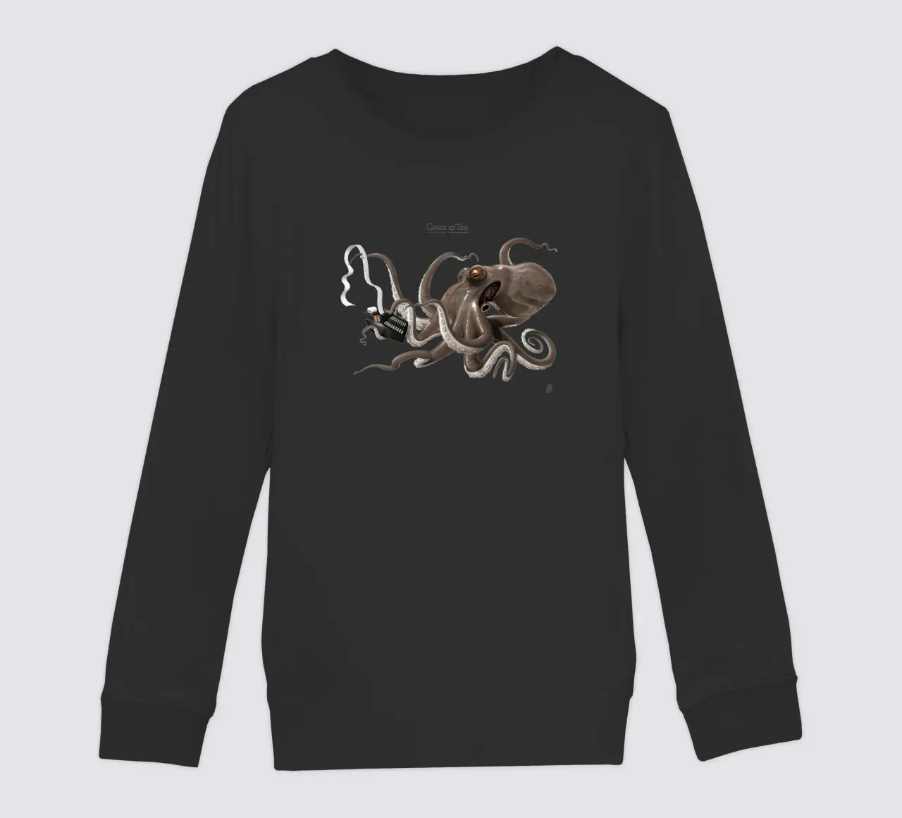 Count to ten (Titled) felpa bambino da Rob Art | Illustration