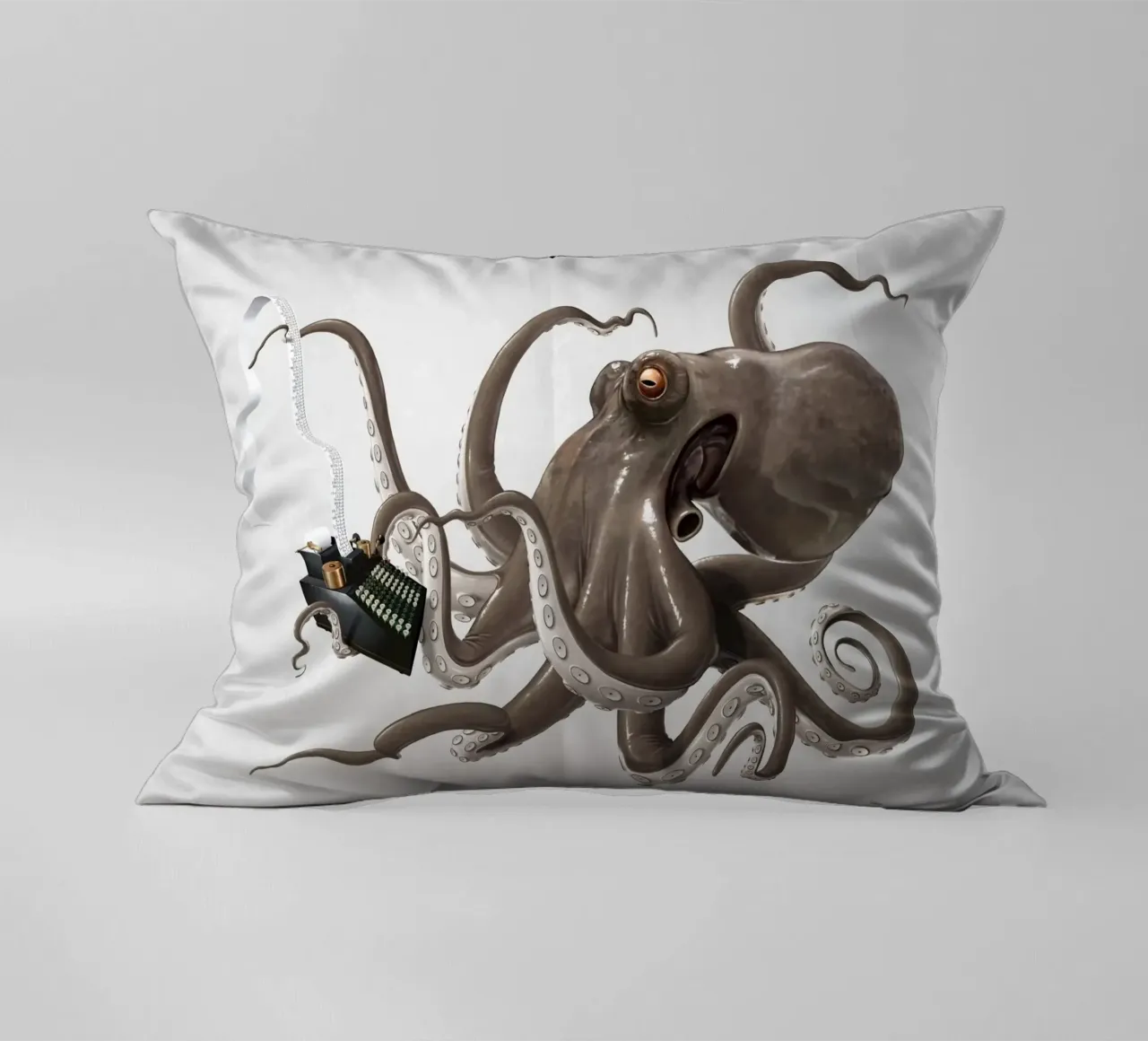 Count to ten (Titled) cuscino da Rob Art | Illustration