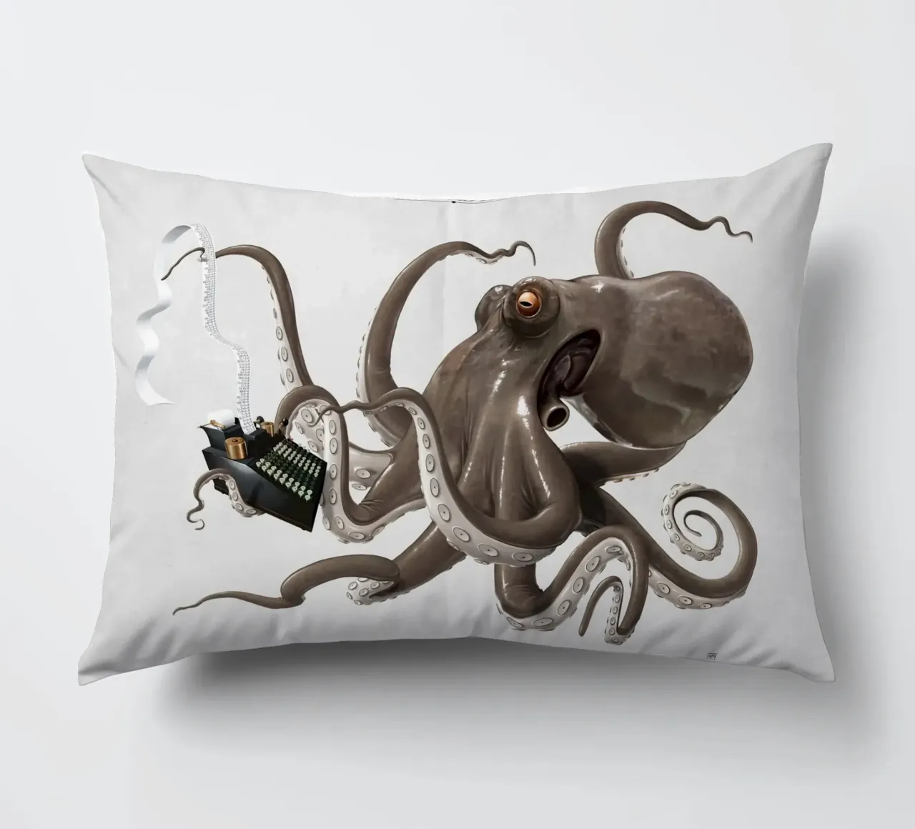 Count to ten (Titled) cuscino da Rob Art | Illustration