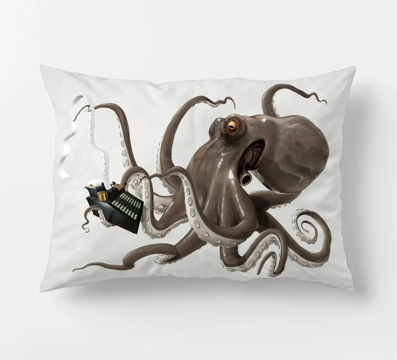 Count to ten (Titled) cuscino da Rob Art | Illustration