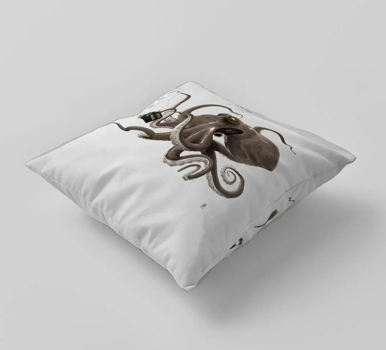 Count to ten (Titled) cuscino da Rob Art | Illustration