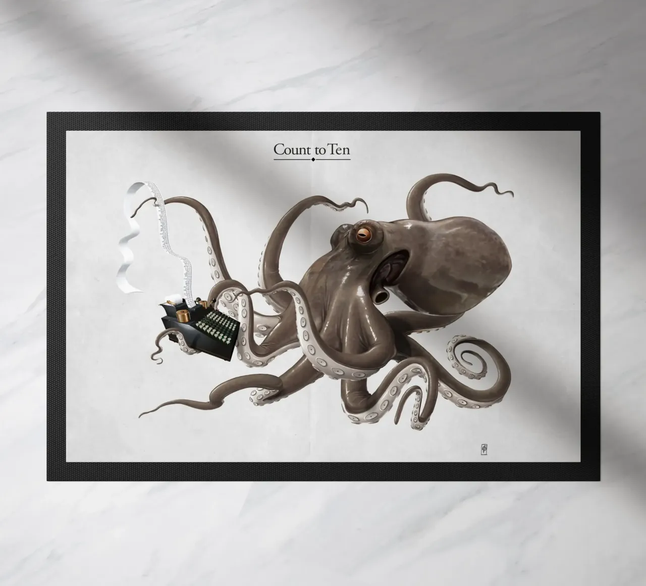 Count to ten (Titled) zerbino da Rob Art | Illustration