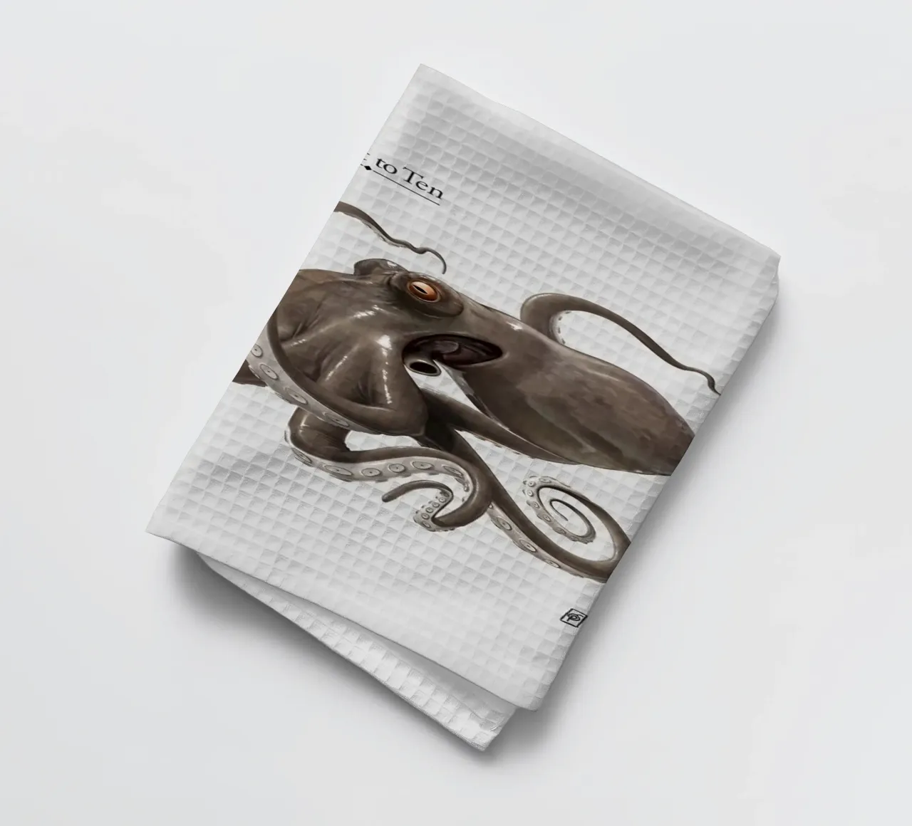 Count to ten (Titled) canovaccio da cucina da Rob Art | Illustration