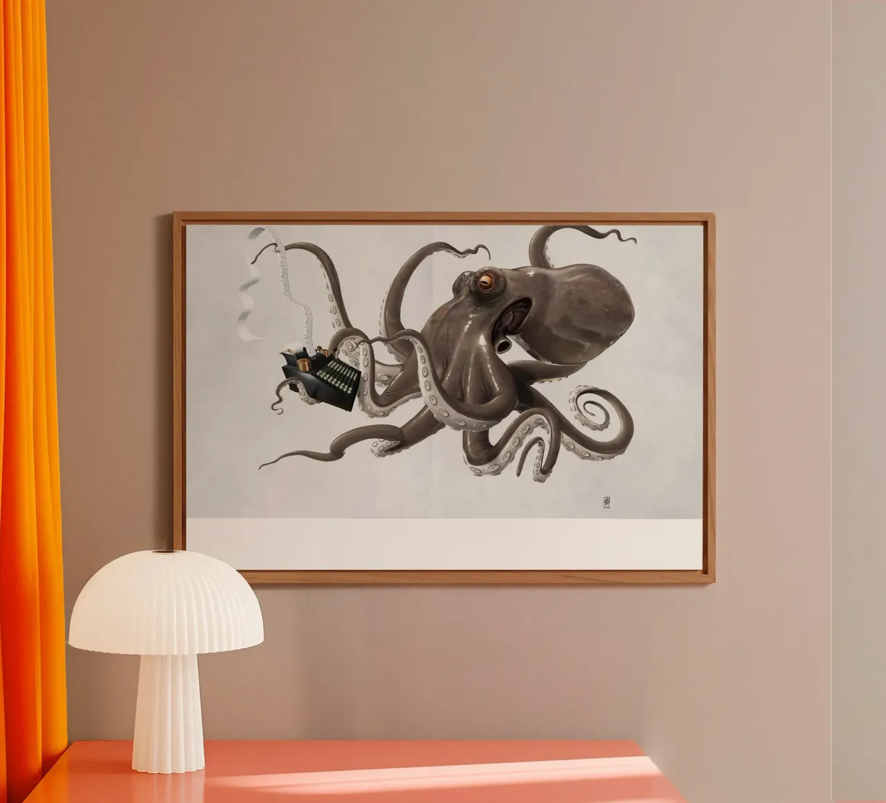 Count to ten (Titled) alluminio dibond da Rob Art | Illustration