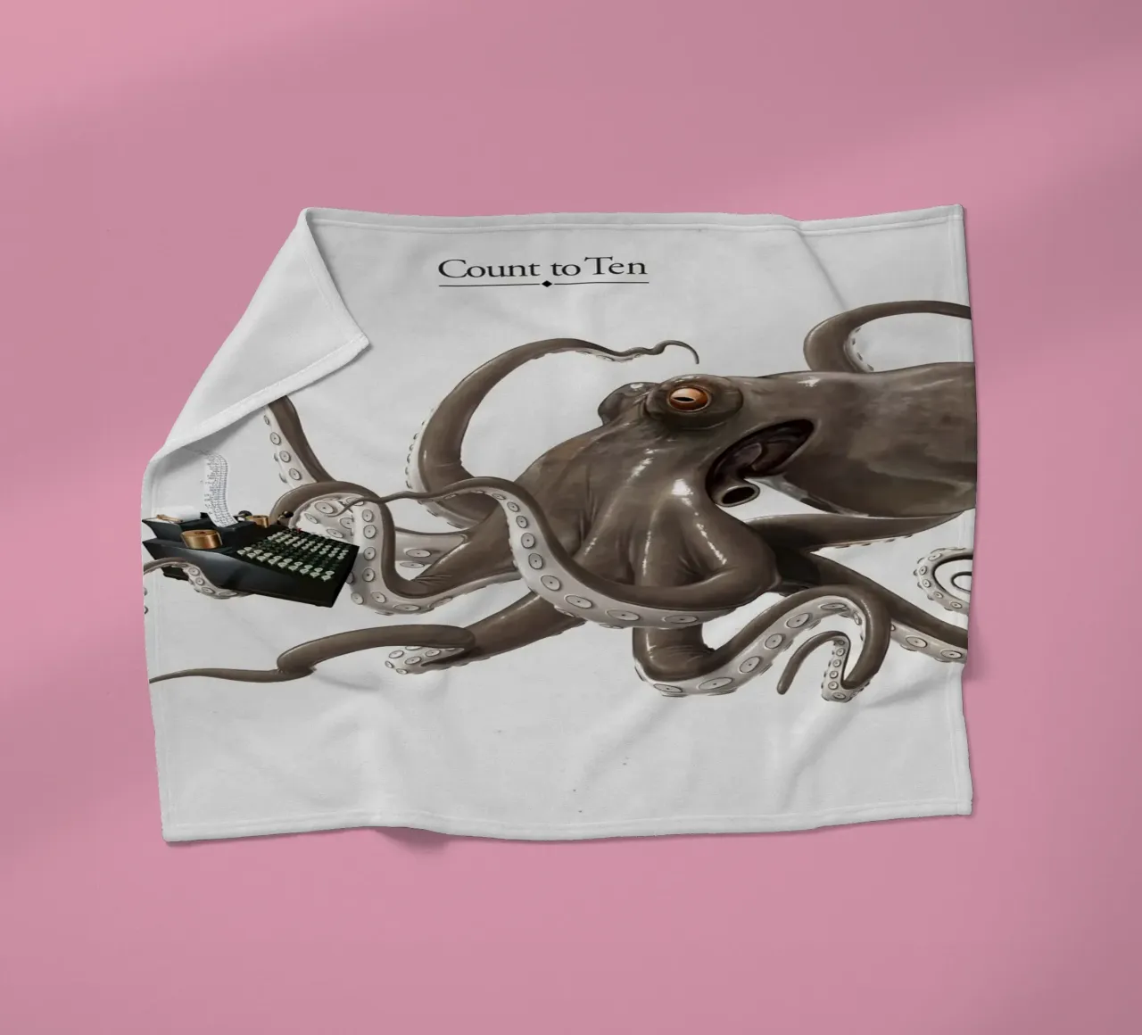 Count to ten (Titled) coperta in pile da Rob Art | Illustration