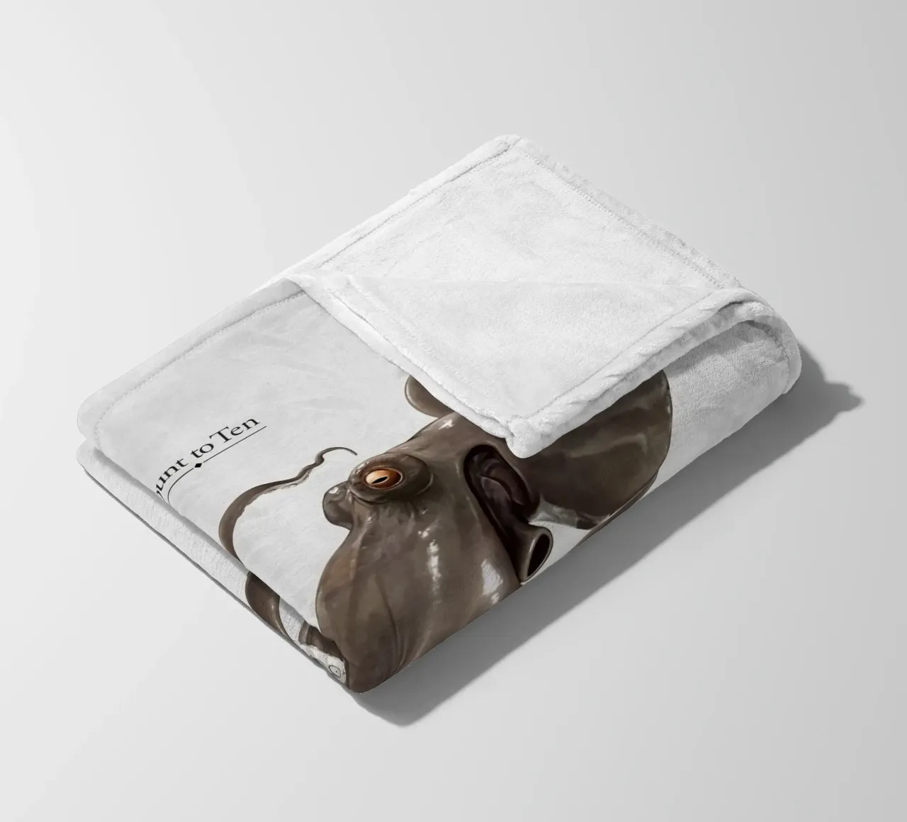 Count to ten (Titled) coperta in pile da Rob Art | Illustration