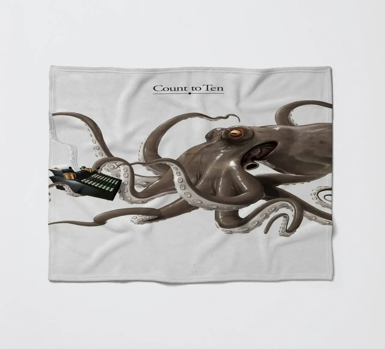 Count to ten (Titled) coperta in pile da Rob Art | Illustration