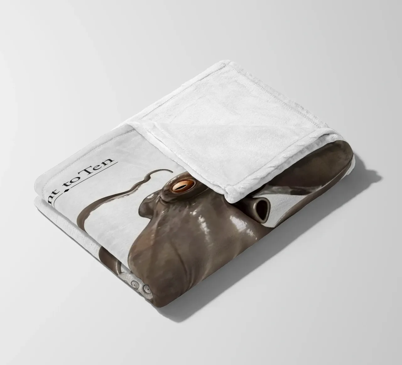 Count to ten (Titled) coperta in pile da Rob Art | Illustration