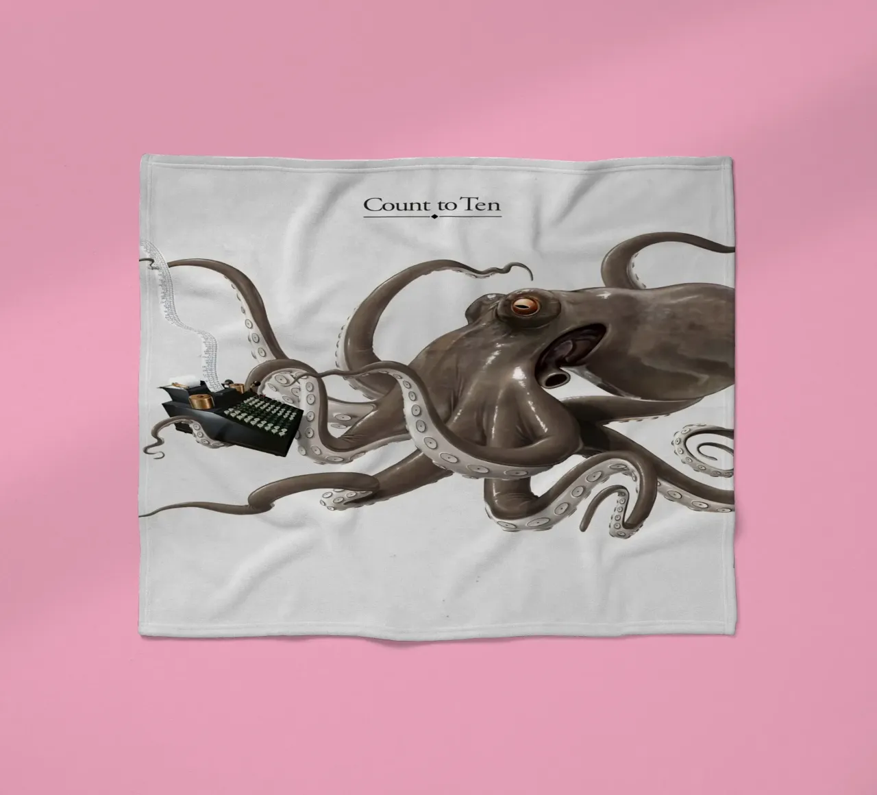 Count to ten (Titled) coperta in pile da Rob Art | Illustration