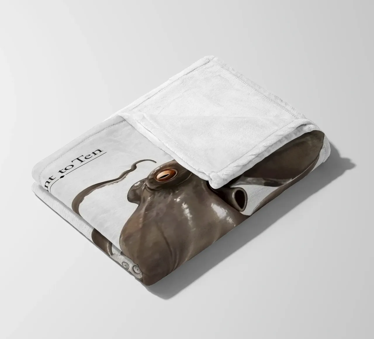 Count to ten (Titled) coperta in pile da Rob Art | Illustration