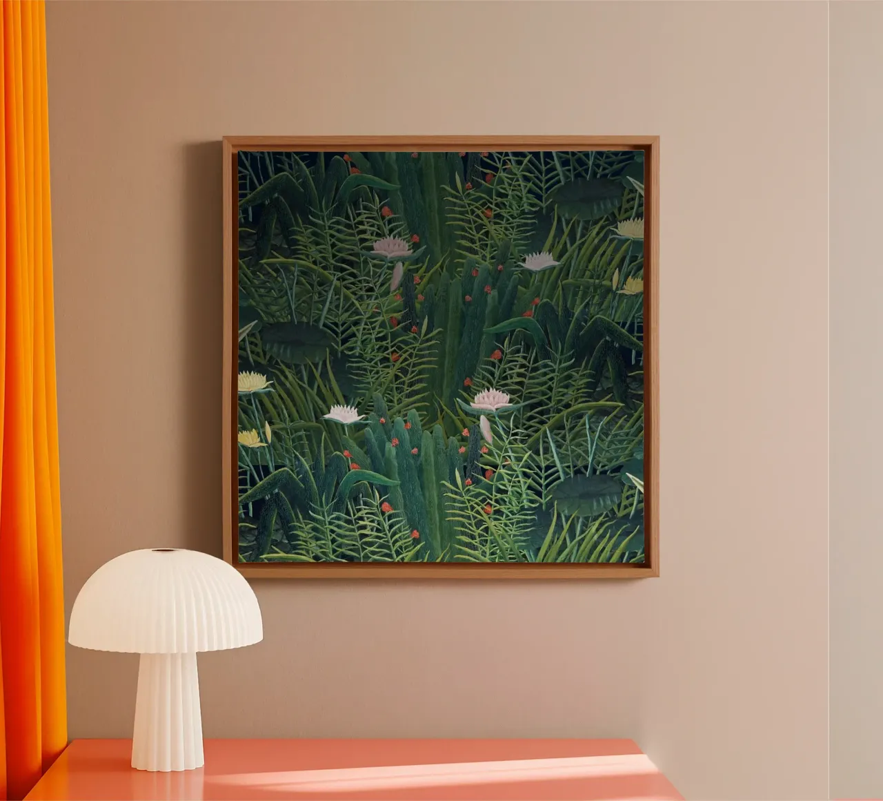 moeras-struweel canvas met Baklijst van taylor shop