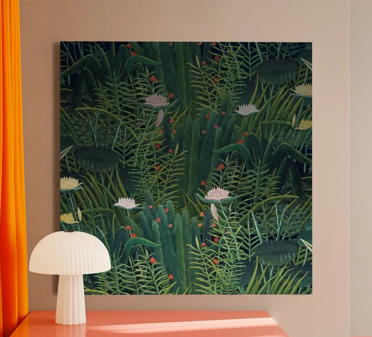 moeras-struweel canvas met Baklijst van taylor shop