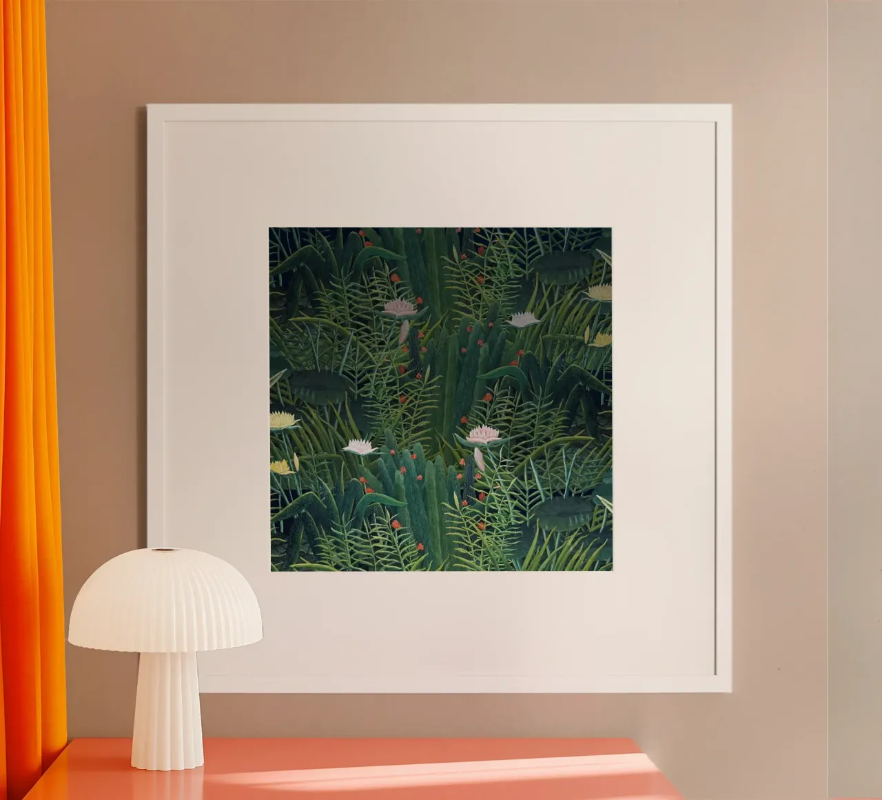 boschetti d'acqua di palude poster con telaio in legno da taylor shop