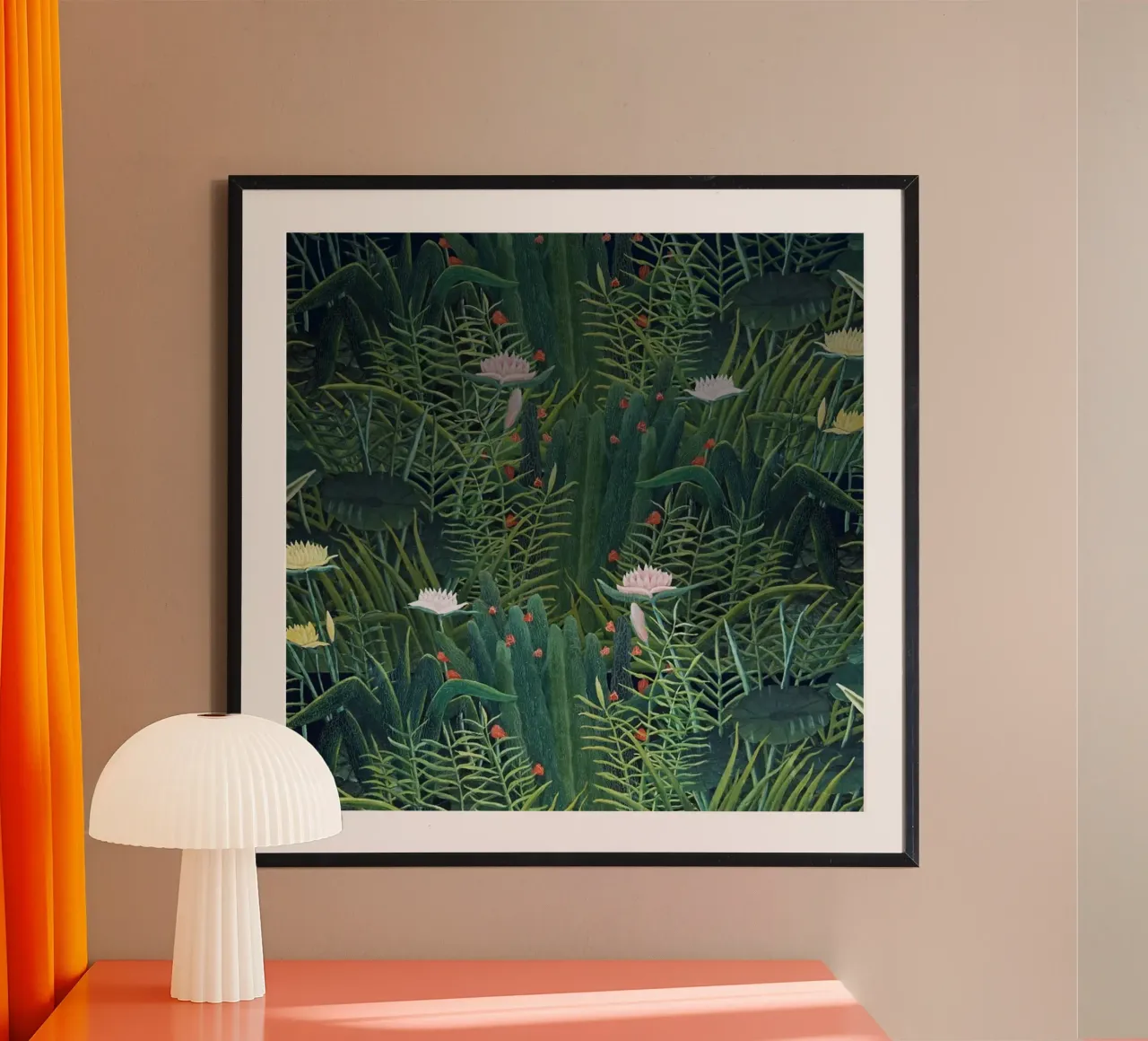 boschetti d'acqua di palude poster con telaio in legno da taylor shop
