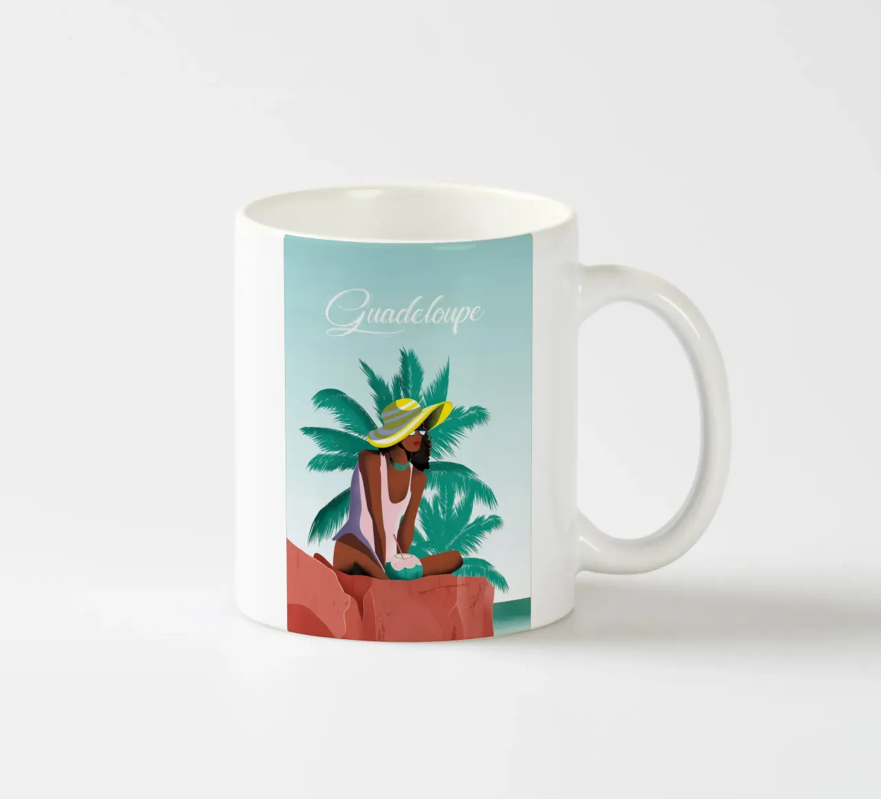 Guadeloupe tazza in ceramica da Wendy Wharton