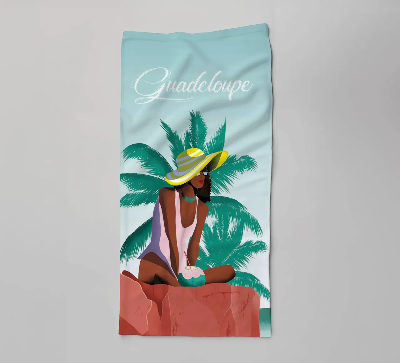 Guadeloupe asciugamano da bagno da Wendy Wharton