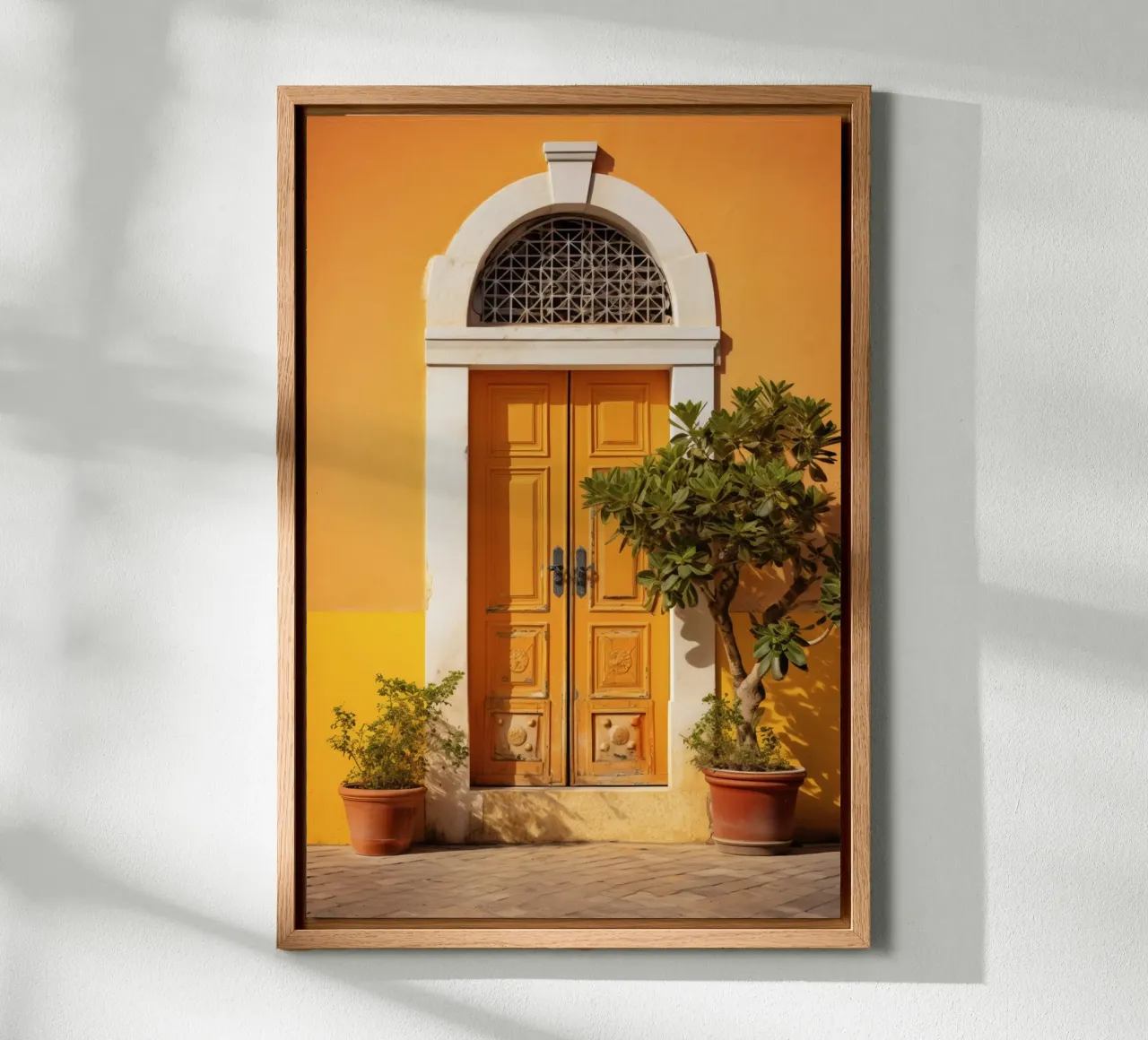 Mediterranean Door tela con Cornice a cassetta da Artsy Bessy