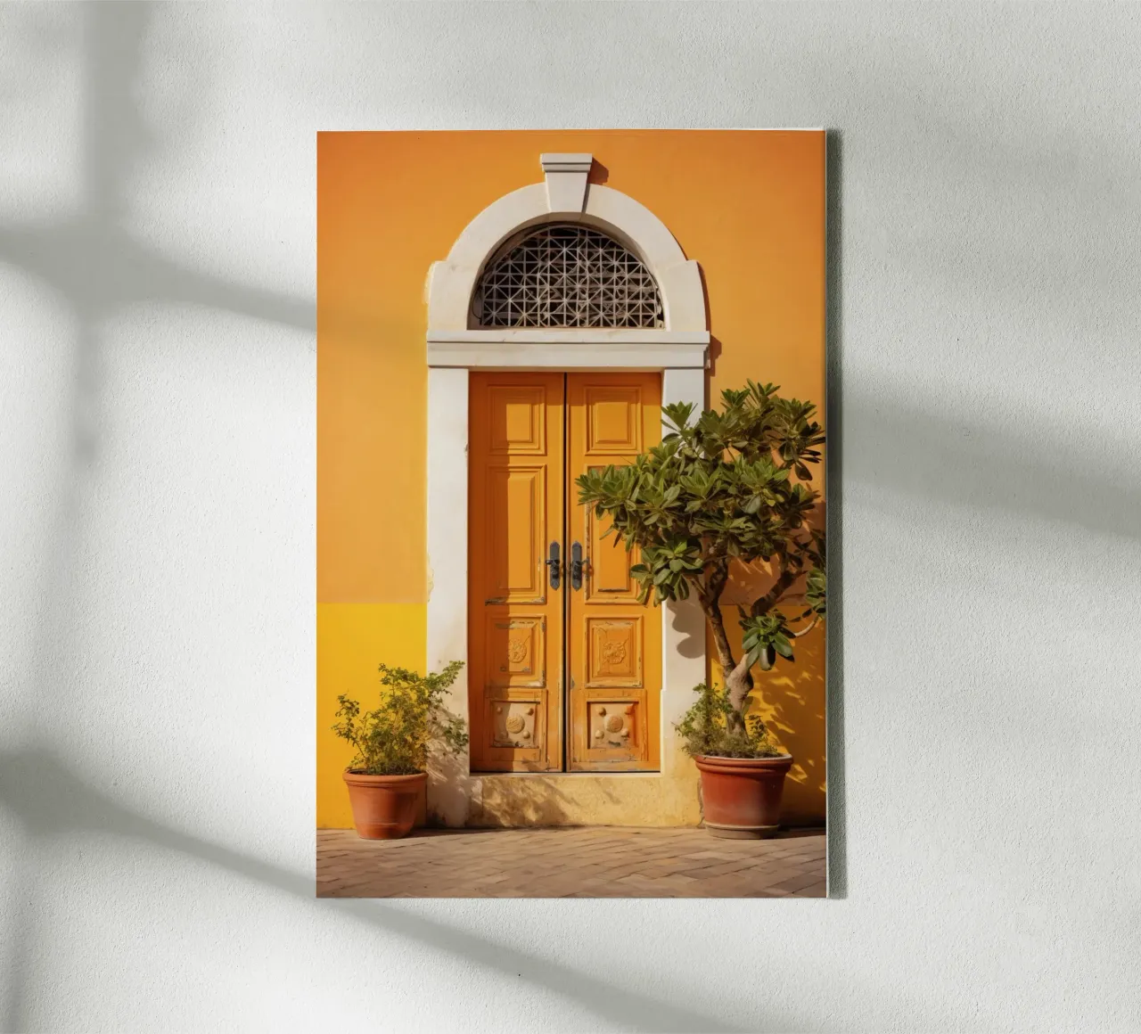 Mediterranean Door tela con Cornice a cassetta da Artsy Bessy