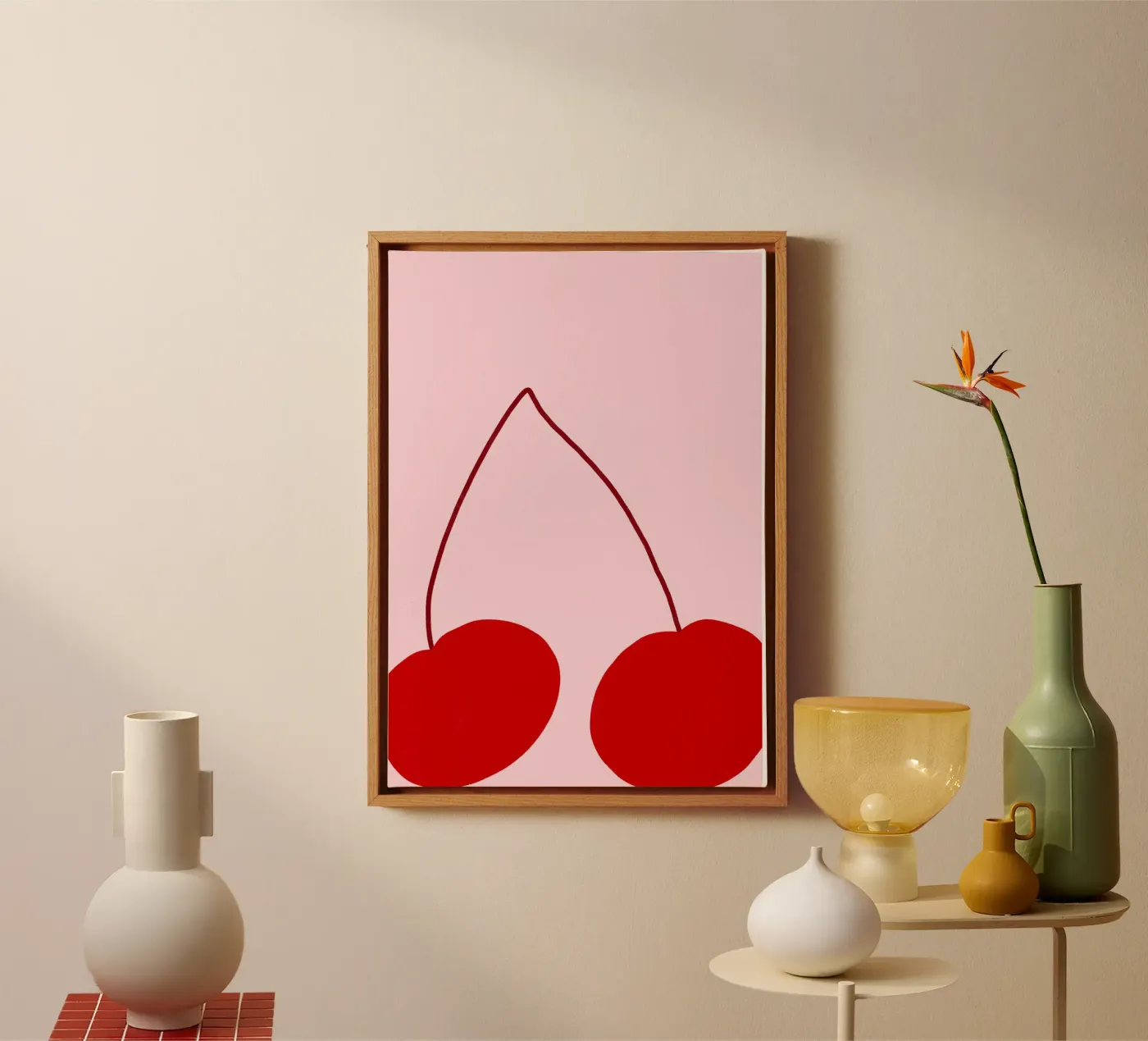 Kers canvas van Athene Fritsch